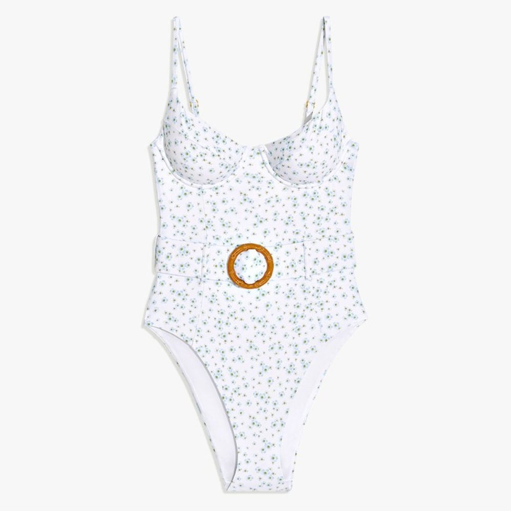 WEWOREWHAT Baby's Breath One Piece NWT
